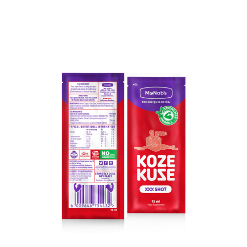 McNabs Koze Kuse XXX 15ml Mens Shot 48s