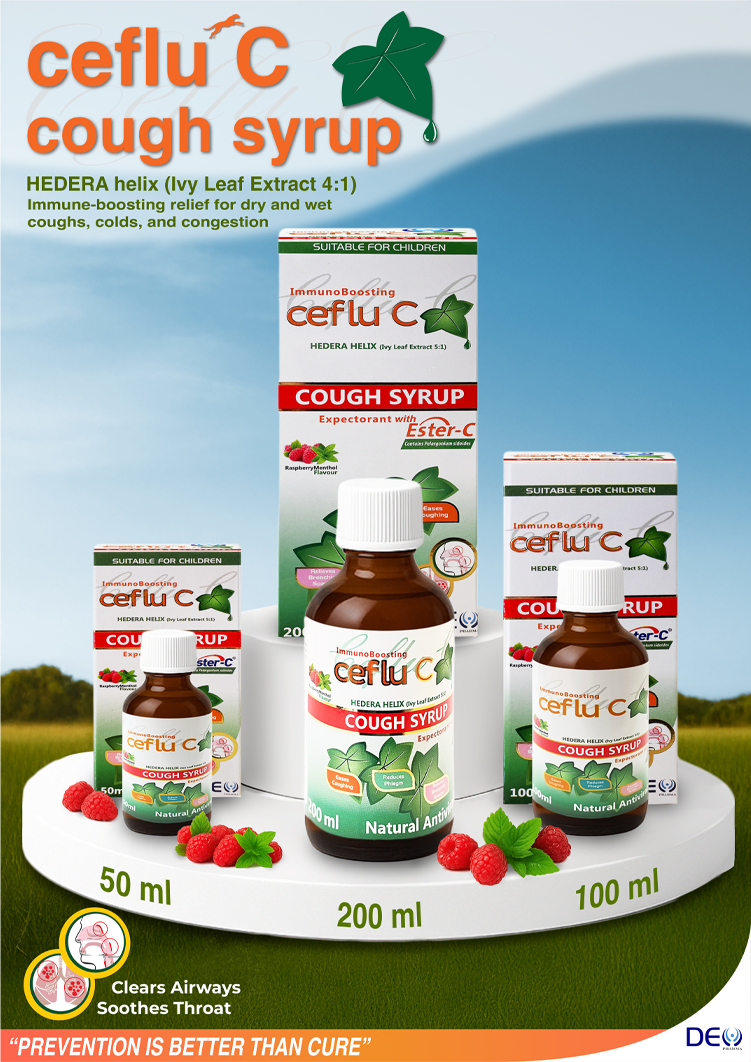 CEFLU C Cough Syrup 50ml