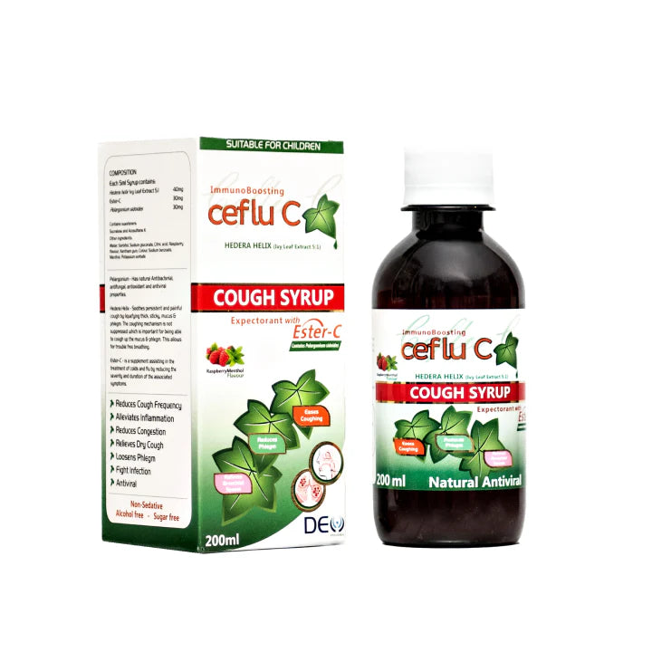 CEFLU C Cough Syrup 200ml