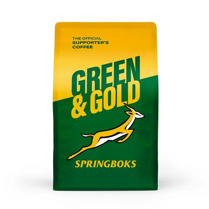 Terbodore Green & Gold Springbok coffee