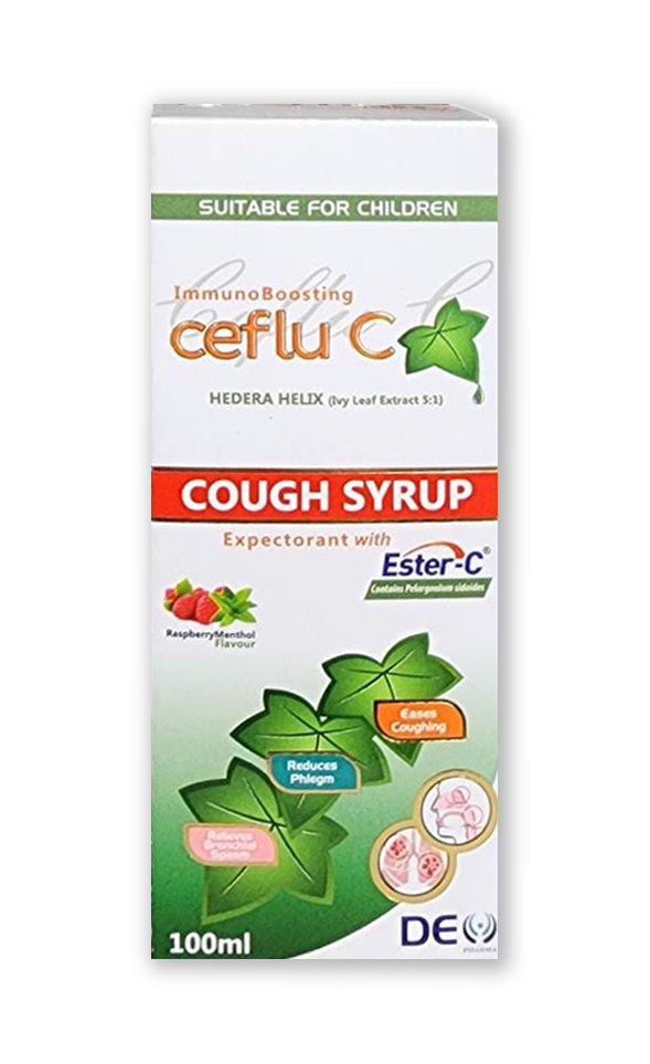 CEFLU C Cough Syrup 100ml