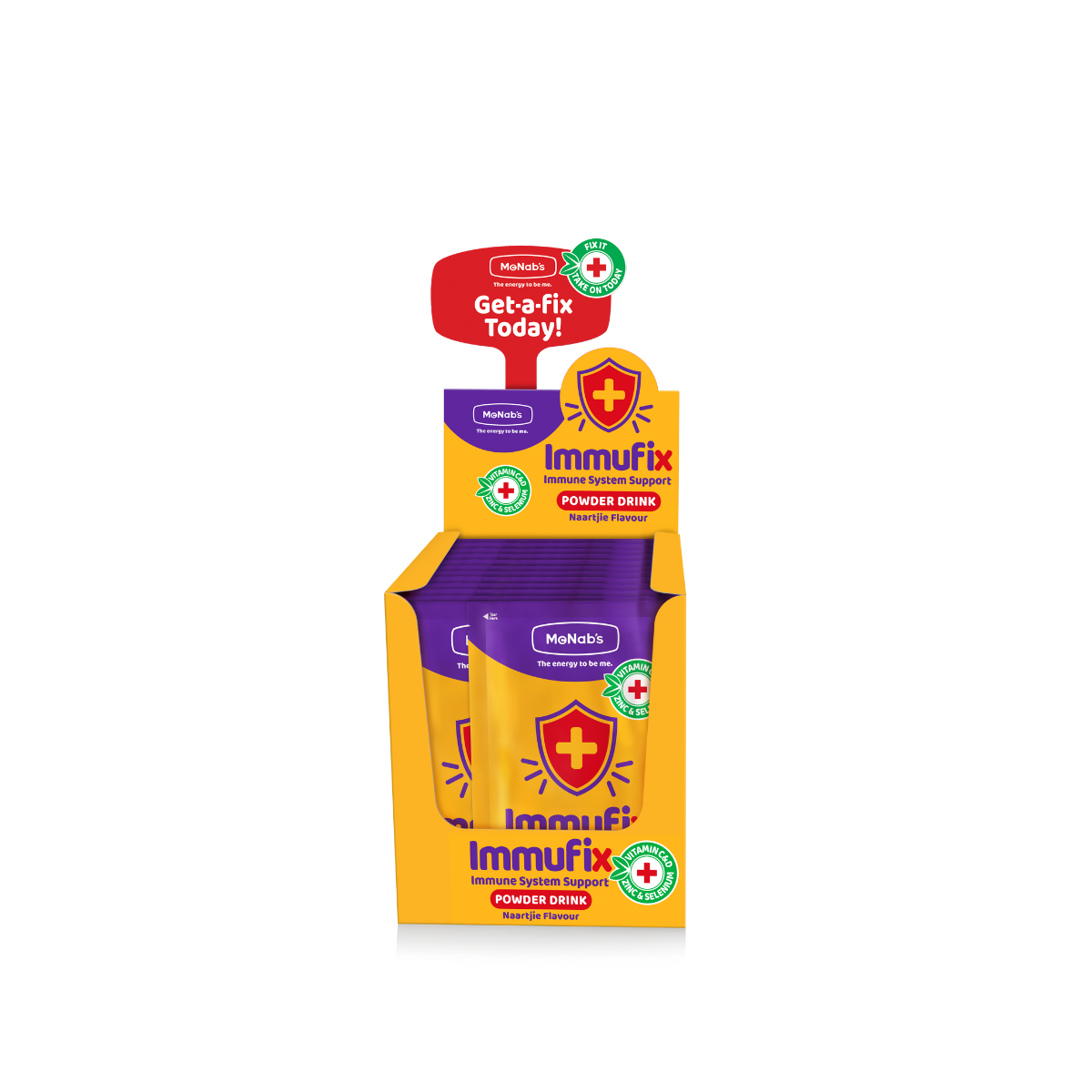 McNab's - IMMUFIX POWDER DRINK – NAARTJIE (24 × 5 g sachets)