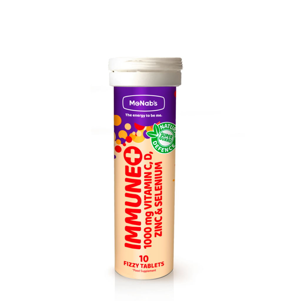 McNab's Immune Plus Fizz with Vit C 1000mg, Zinc & selenium 10 Tablets 12s