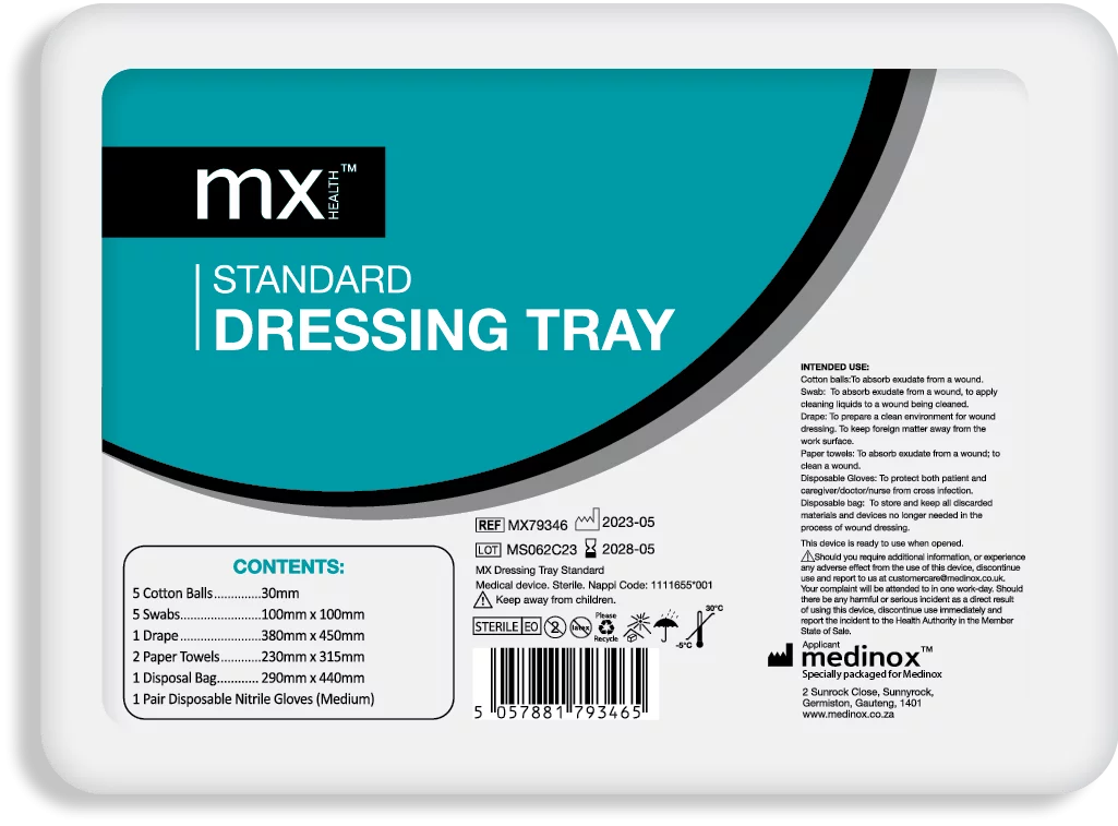 Medinox – mx™ Dressing Tray – Standard