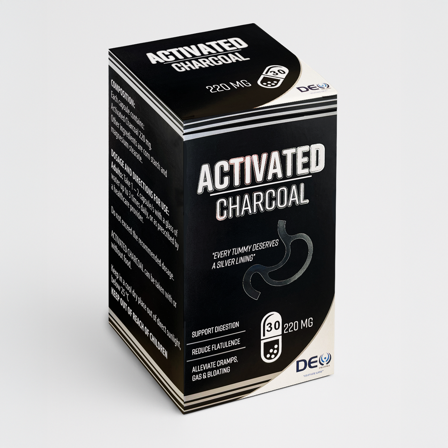 DeoPharma - ACTIVATED CHARCOAL