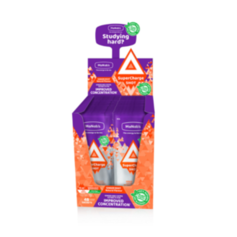 McNab's SuperCharge 15ml Shot – Ginger 48’s