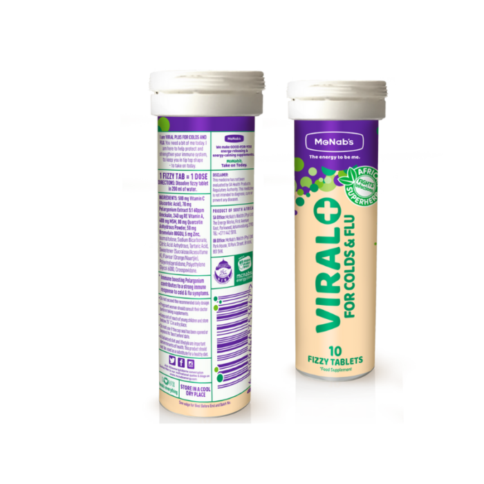 McNab's Viral Plus Fizz 10s 12 units