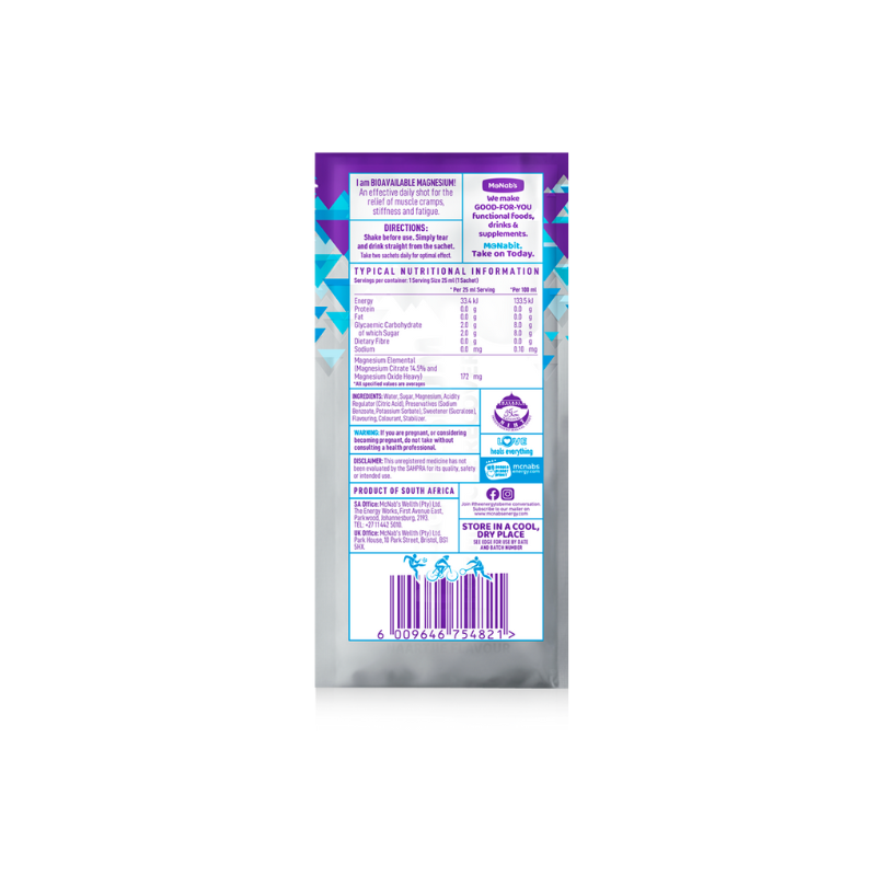 McNab's Megnesium Shot 25ml 24s