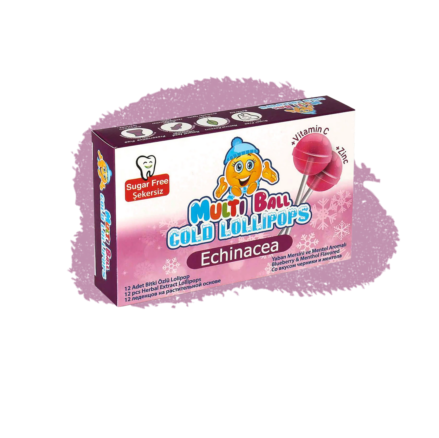 MultiBall Cold Lollipop – Blueberry Flavour