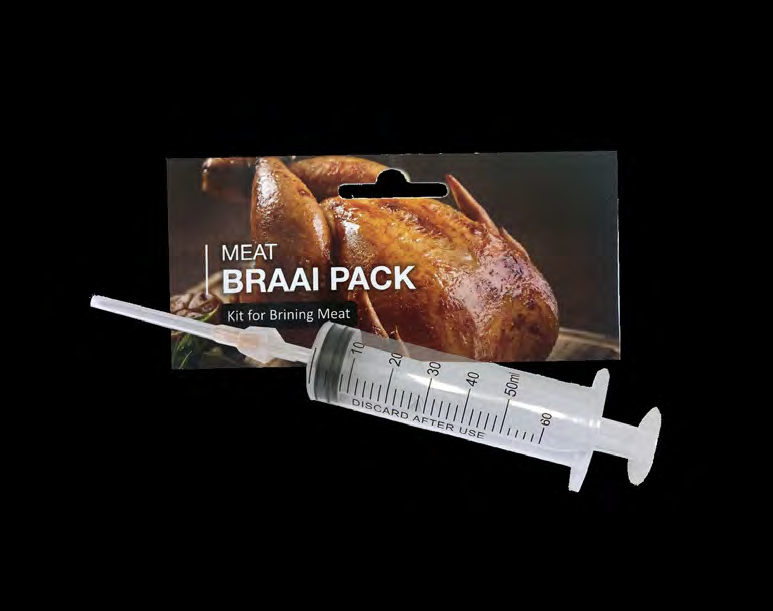 mx Meat Braai Pack | 50 ml Luer-lock syringe and 14G needle