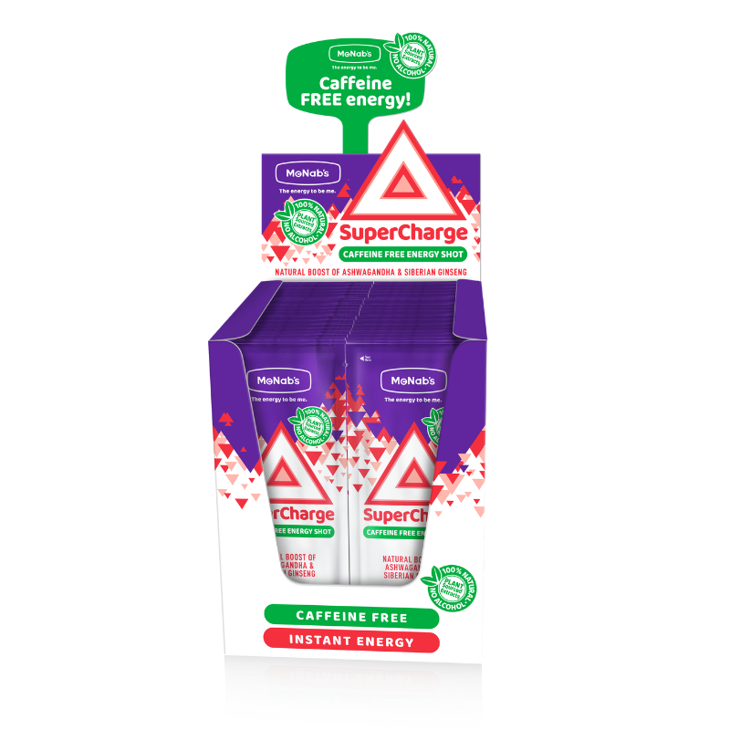 McNab's Supercharge Caffeine free shot – Cherry 12’s