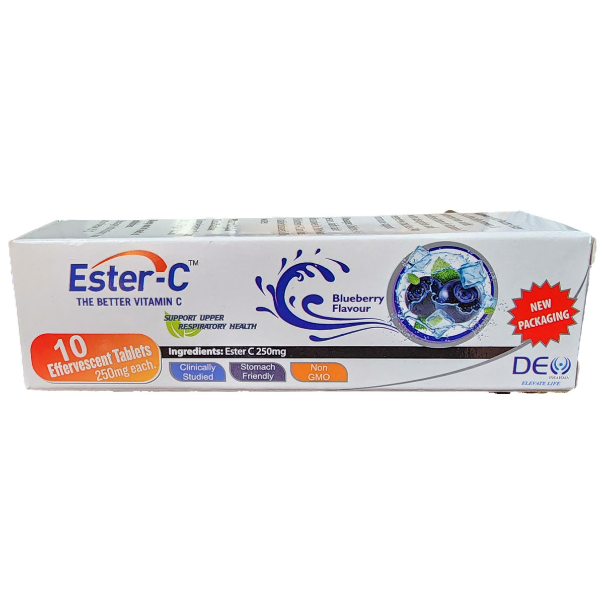 ESTER C Fizzie tabs 10s (Blueberry flavour)