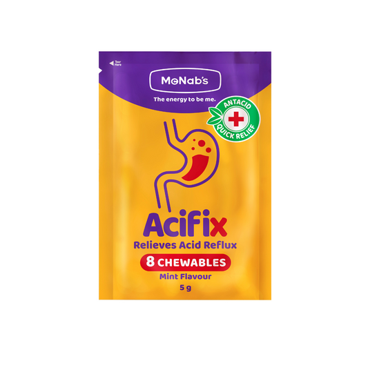 McNab's -  ACIFIX CHEWABLE – ANTACID MINT (24 × 8-tablet packs)