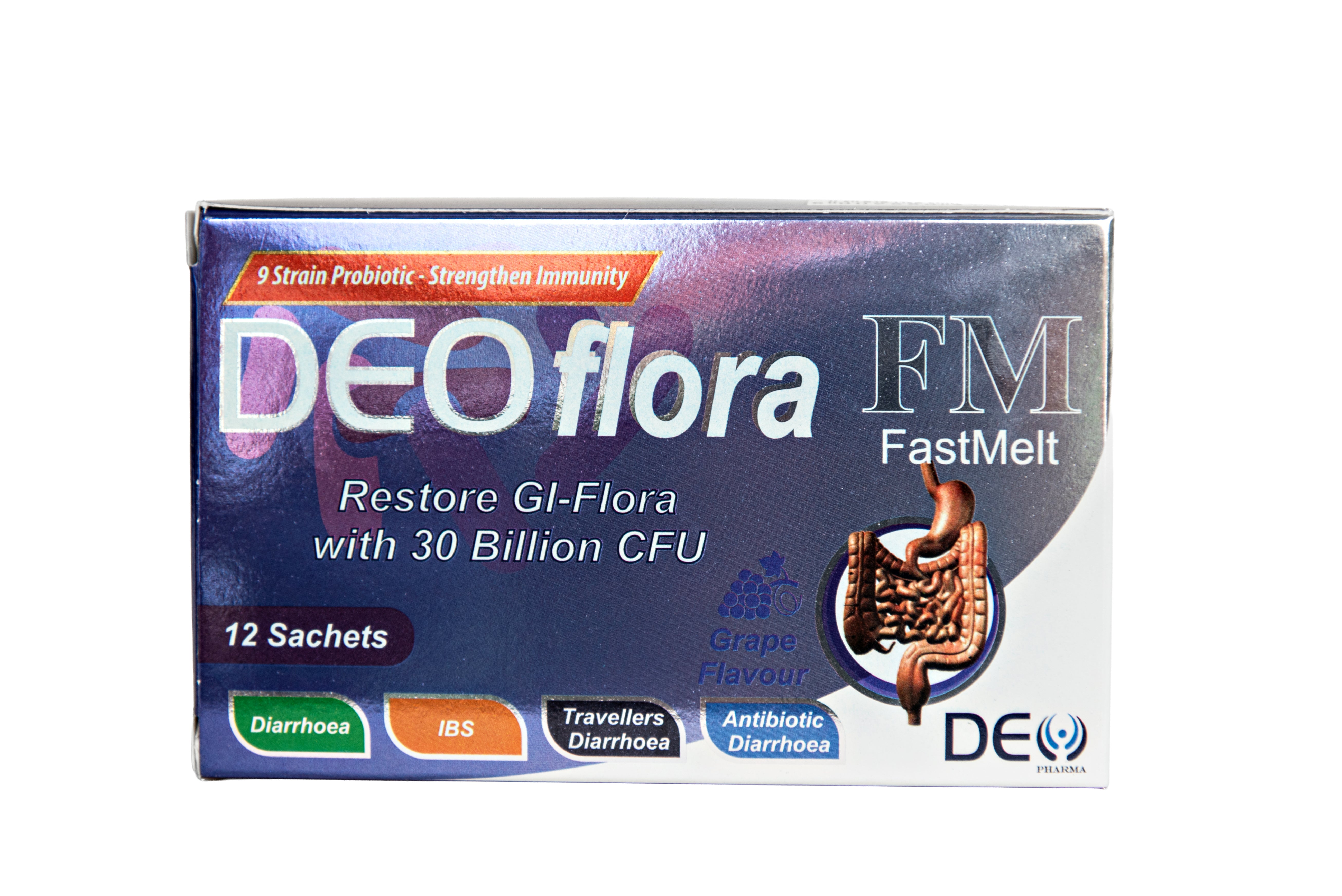 DeoFlora FM Fastmelt Sachets 12s – Deopharma Pty Ltd