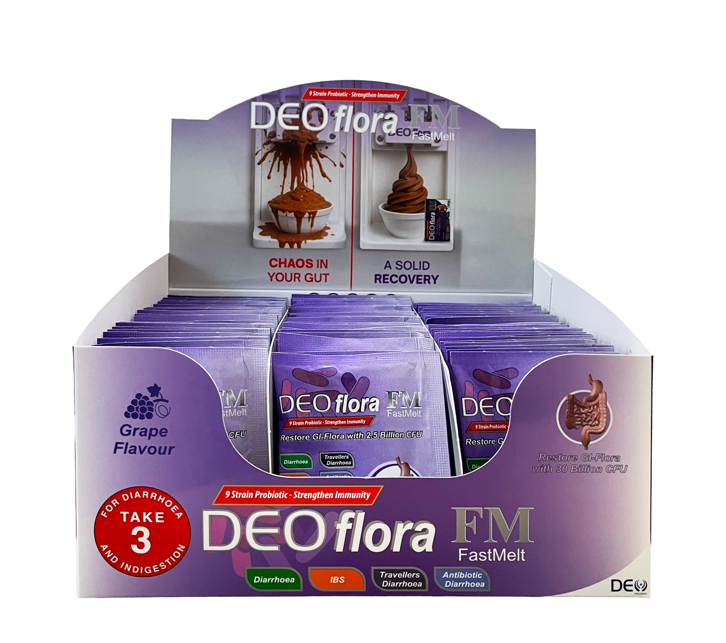 DeoFlora FM Fastmelt – 75 Sachet Shipper