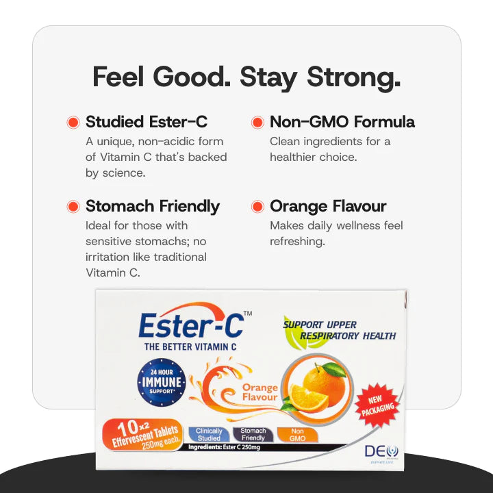 ESTER C Fizzie Tabs (Orange Flavour)