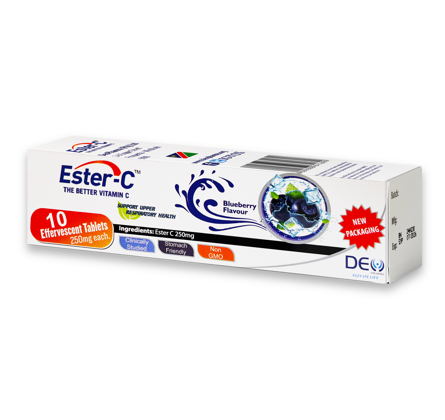 ESTER C Fizzie Tabs (Blueberry Flavour)