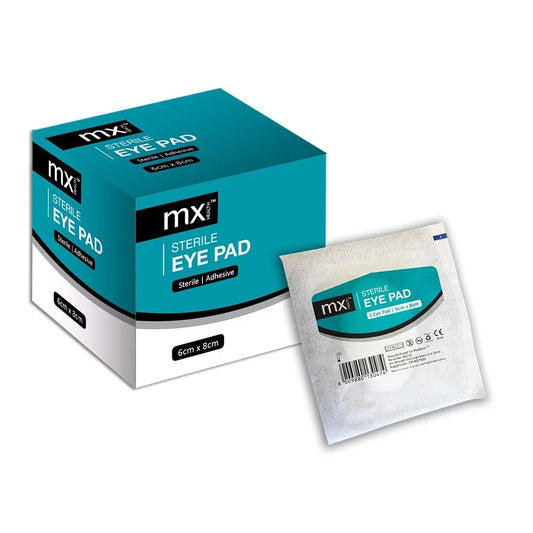 Medinox – mx™ Sterile Adhesive Eye Pads 6 × 8cm (50s)