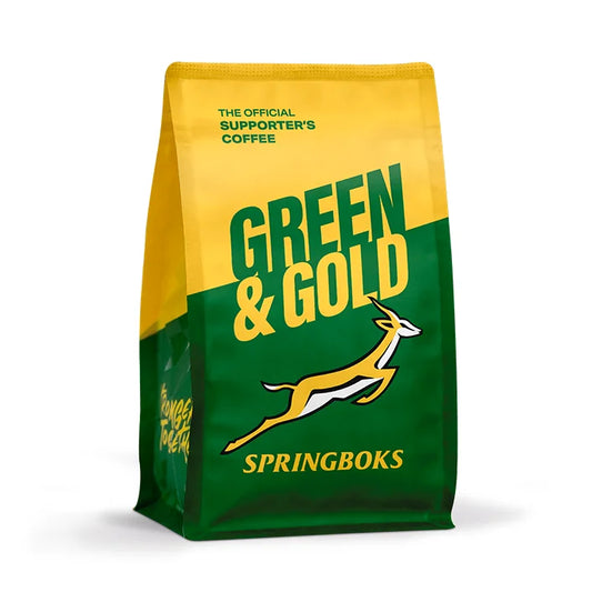 Terbodore Green & Gold Springbok coffee