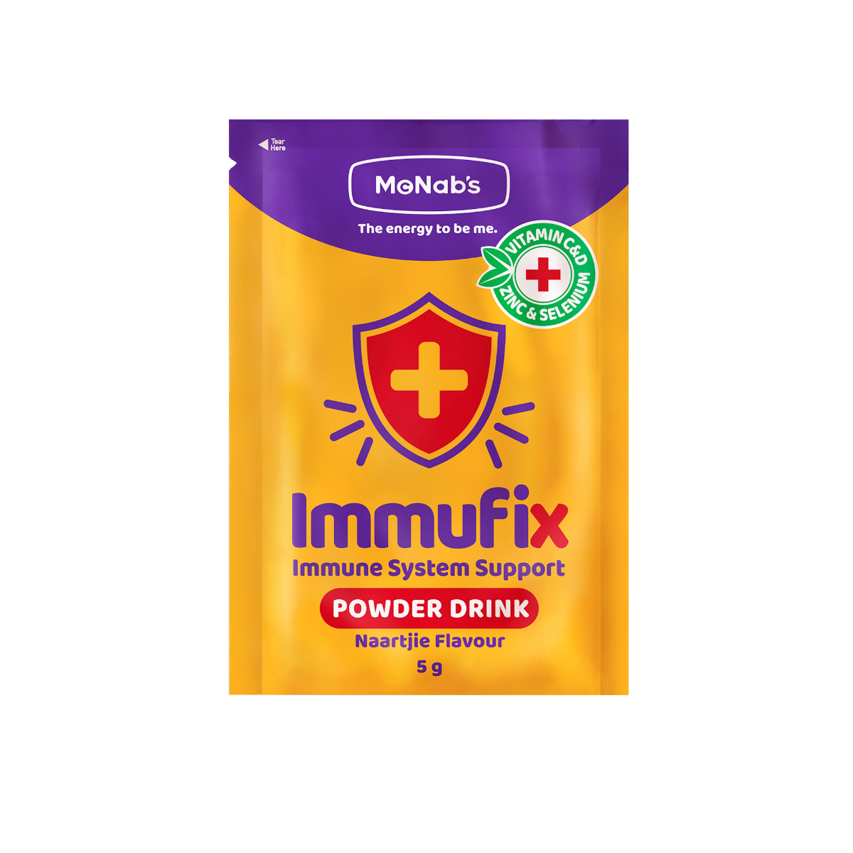 McNab's -  IMMUFIX POWDER DRINK – NAARTJIE (24 × 5 g sachets)
