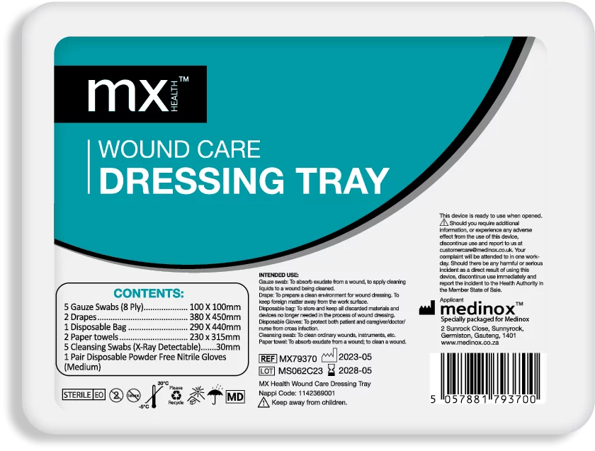 Medinox – mx™ Dressing Tray – Wound Care
