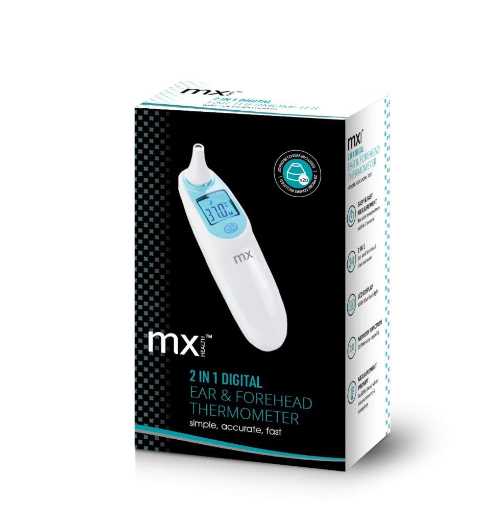 Medinox - 2-in-1 Ear & Forehead Thermometer