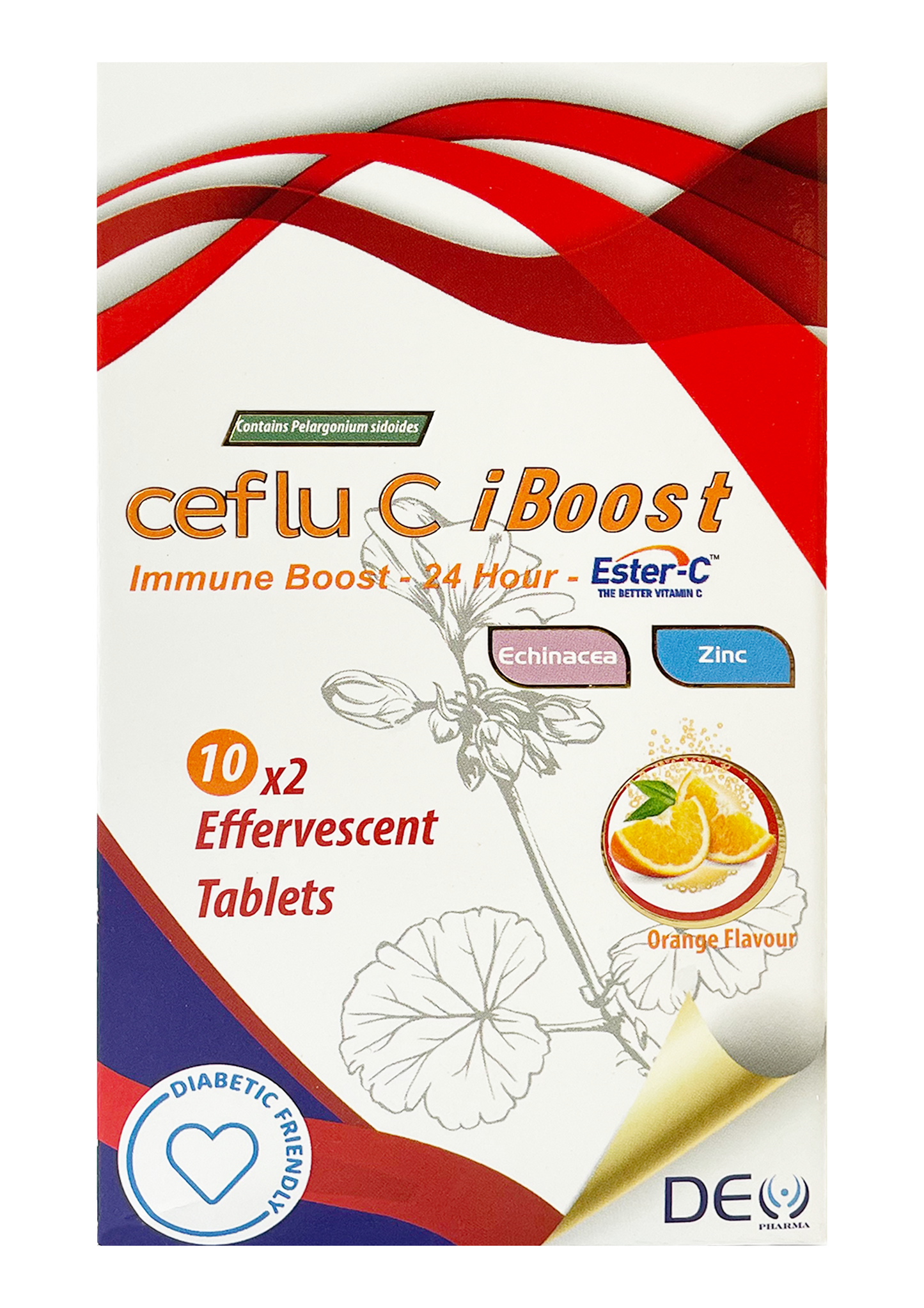 CEFLU C iBoost Effervescent tabs 20s