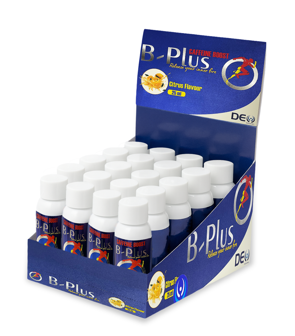 B-Plus  Caffeine Boost - Citrus Flavour 25 ml - 20s