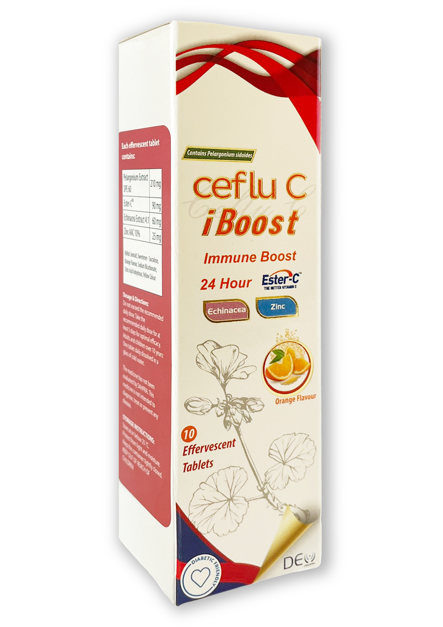 CEFLU C iBoost Effervescent tabs  10s x 12 shipper