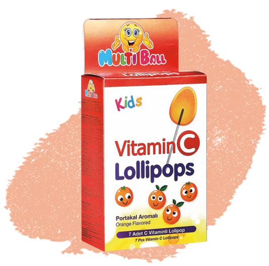 MultiBall Supplement Support Lollipops – Orange Flavour