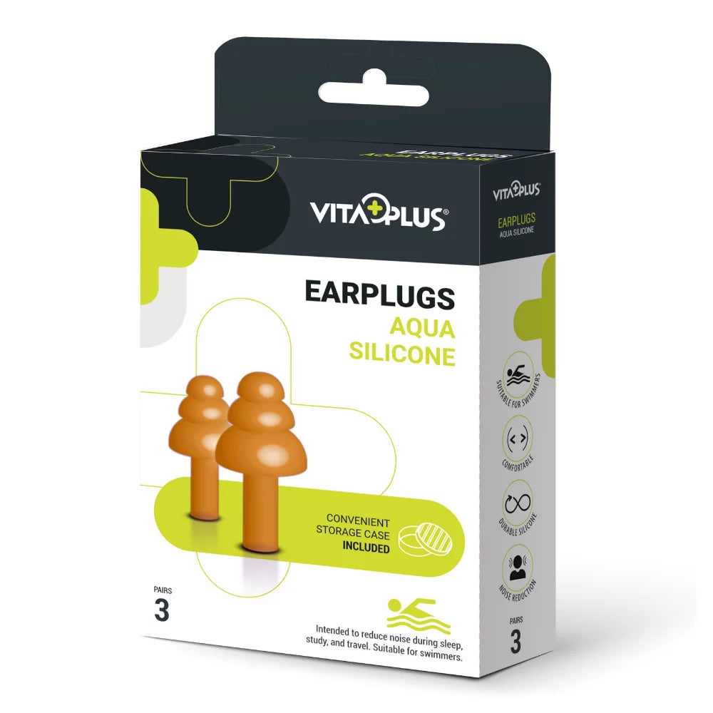 Medinox – VitaPlus Ear Plugs | Aqua Silicone