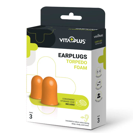 Medinox – VitaPlus Ear Plugs | Torpedo Foam