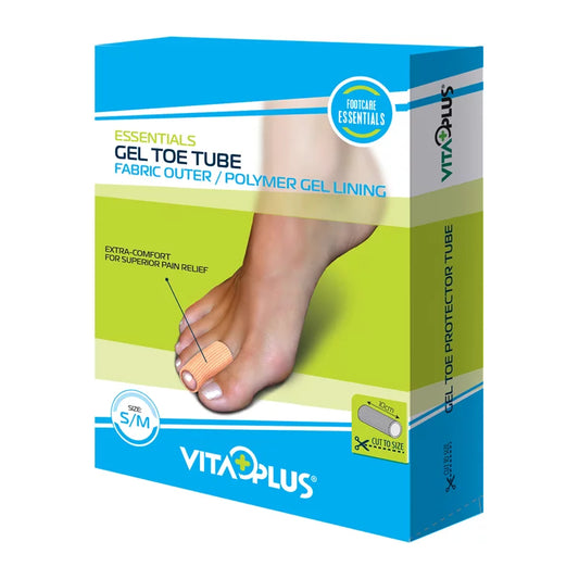 Medinox – VitaPlus Gel Toe Protector Tube (Fabric Outer)