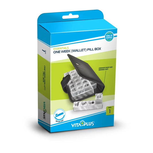 Medinox – VitaPlus One Week Pill Box (Wallet)