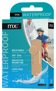 Medinox – mx Health Waterproof Beige Plasters (20 Pack)