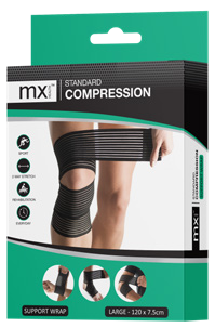 mx Health Standard Compression Wrap – Large 120 × 7.5 cm