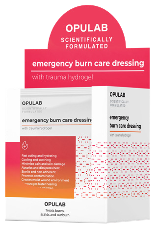 Medinox – Opulab Hydrogel Burn Dressings 10 × 10 cm (20 Pack)