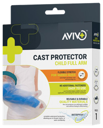 Avivo Ring-Seal Cast Protector for a child’s full arm