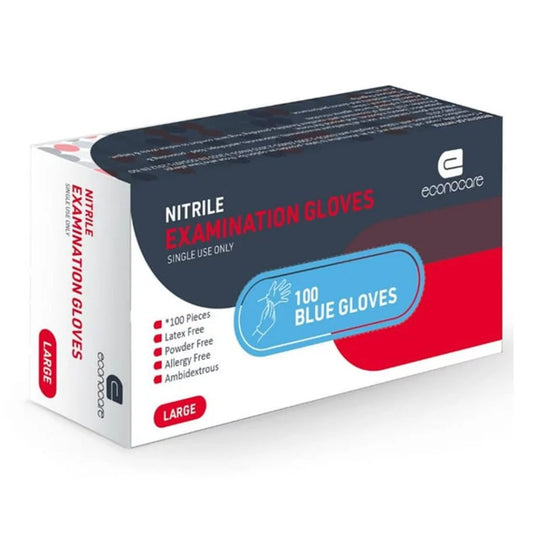 Medinox - Econocare Nitrile Examination Gloves – Blue