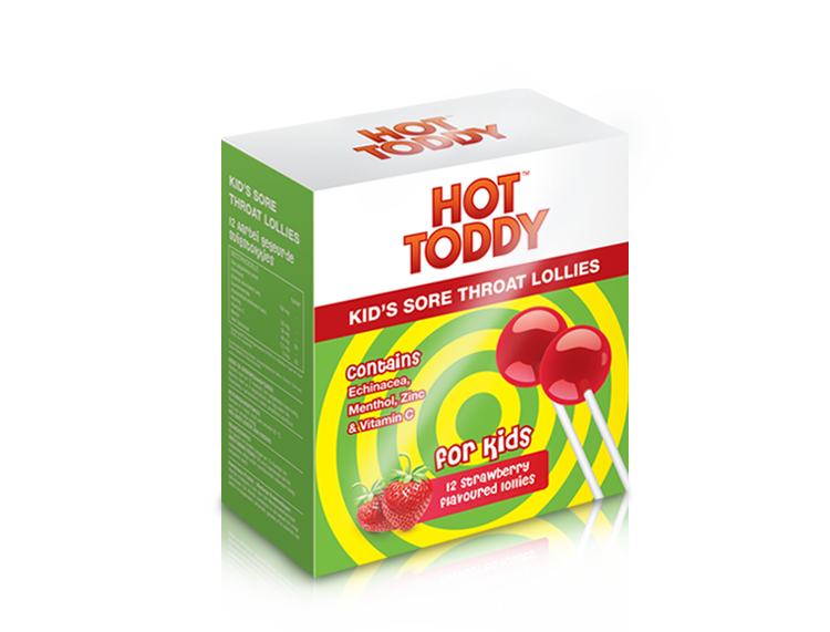 HOT TODDY™ Kid’s Sore Throat Lollies