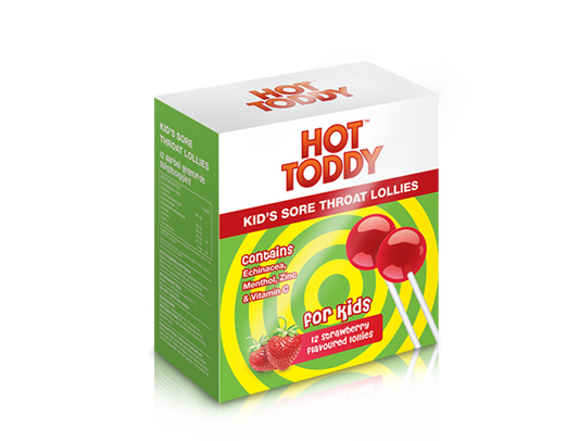 HOT TODDY™ Kid’s Sore Throat Lollies