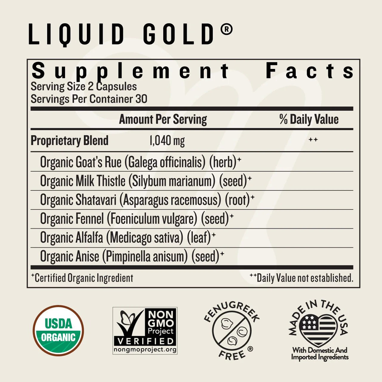 Legendairy Milk - LIQUID GOLD - CAPSULES