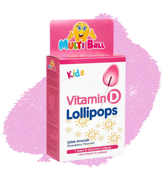 MultiBall Supplement Support Lollipops – Strawberry Flavour