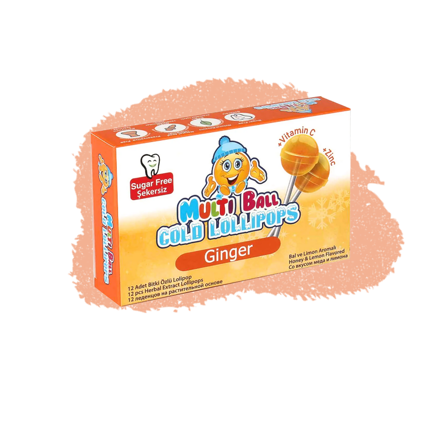 MultiBall Cold Lollipop – Lemon & Honey Flavour
