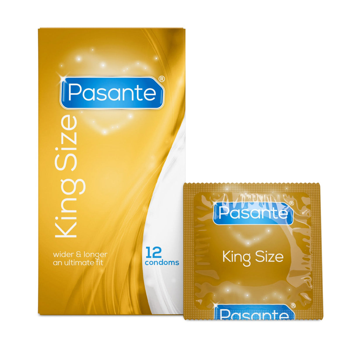Pasante King Size condom retail box,12pack