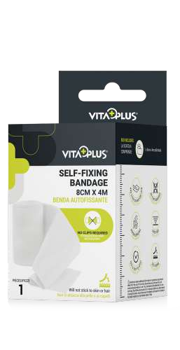 VitaPlus self-fixing bandage | 8 cm × 4 m | one roll