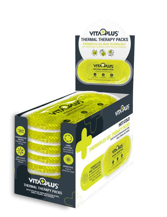 VitaPlus Thermoflex hot/cold therapy packs | ten-unit display shipper