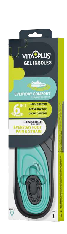 VitaPlus Everyday Comfort gel insoles | Female | one pair